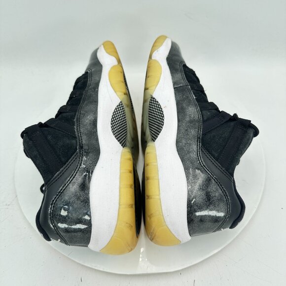 Nike Air Jordan 11 Retro Low Youth Size 7Y Women 8.5 528896-010 Baron Black Shoe - Picture 6 of 11